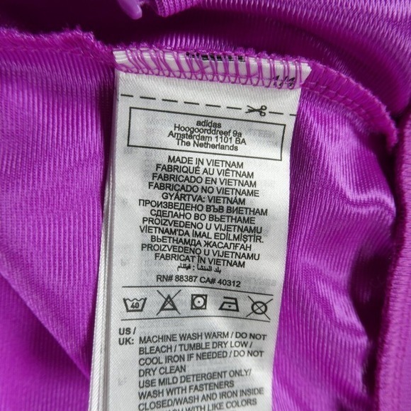 Adidas Women's 2 Piece Track Suit Set Purple Burst Size XS J-IY4736 P-IY4726 - Picture 7 of 13